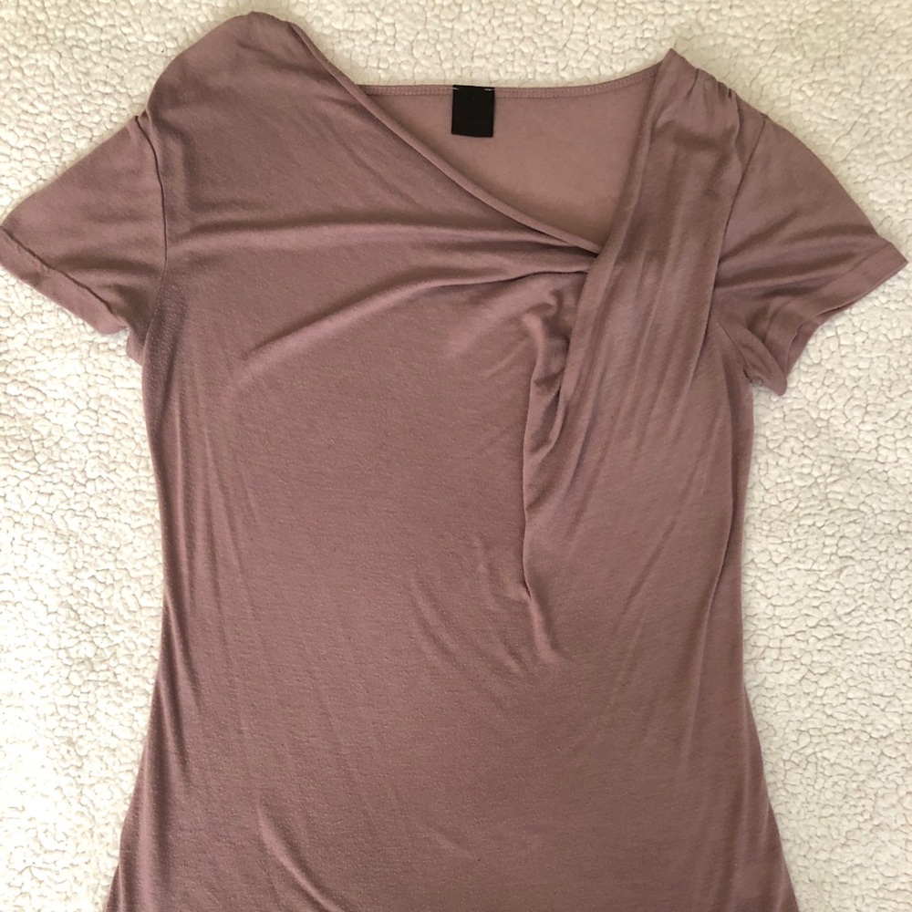 Trouve size small asymmetric neck t-shirt
